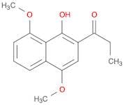 1-Propanone, 1-(1-hydroxy-4,8-dimethoxy-2-naphthalenyl)-