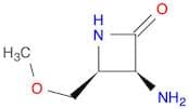 2-Azetidinone, 3-amino-4-(methoxymethyl)-, cis-