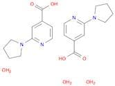 4-Pyridinecarboxylicacid, 2-(1-pyrrolidinyl)-, hydrate (2:3)