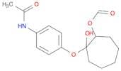 Acetamide, N-[4-[[(formyloxy)hydroxycycloheptyl]oxy]phenyl]-