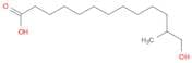 Tridecanoic acid, 13-hydroxy-12-methyl-