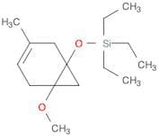 Silane, triethyl[(6-methoxy-3-methylbicyclo[4.1.0]hept-3-en-1-yl)oxy]-