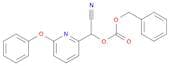 Carbonic acid, cyano(6-phenoxy-2-pyridinyl)methyl phenylmethyl ester