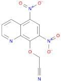 Acetonitrile, [(5,7-dinitro-8-quinolinyl)oxy]-