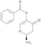 4H-Pyran-4-one, 5-(benzoyloxy)-2,3-dihydro-2-methyl-, (R)-