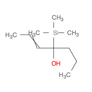 2-Hepten-4-ol, 4-(trimethylsilyl)-