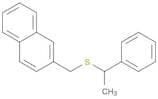 Naphthalene, 2-[[(1-phenylethyl)thio]methyl]-