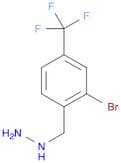 {[2-bromo-4-(trifluoromethyl)phenyl]methyl}hydrazine