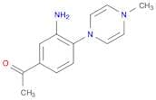 1-(3-Amino-4-(4-methylpyrazin-1(4H)-yl)phenyl)ethanone