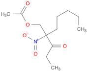 3-Nonanone, 4-[(acetyloxy)methyl]-4-nitro-