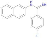 Benzenecarboximidamide, 4-fluoro-N-2-naphthalenyl-