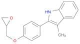 1H-Indole, 3-methyl-2-[4-(oxiranylmethoxy)phenyl]-