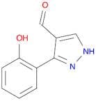 1H-Pyrazole-4-carboxaldehyde, 3-(2-hydroxyphenyl)-