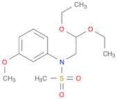 Methanesulfonamide, N-(2,2-diethoxyethyl)-N-(3-methoxyphenyl)-