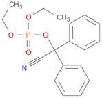 Phosphoric acid, cyanodiphenylmethyl diethyl ester