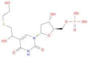 5'-Uridylic acid, 2'-deoxy-5-[1-hydroxy-2-[(2-hydroxyethyl)thio]ethyl]-, (S)-