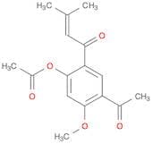 2-Buten-1-one, 1-[5-acetyl-2-(acetyloxy)-4-methoxyphenyl]-3-methyl-