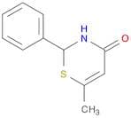 4H-1,3-Thiazin-4-one, 2,3-dihydro-6-methyl-2-phenyl-