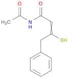 2-Butenamide, N-acetyl-3-mercapto-4-phenyl-