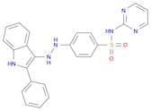 2-PHENYL-3-(4-(PYRIMIDIN-2-YL-AMINOSULFONYL)PHENYLHYDRAZINYL)INDOLE