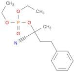 Phosphoric acid, 1-cyano-1-methyl-3-phenylpropyl diethyl ester
