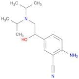 Benzonitrile, 2-amino-5-[2-[bis(1-methylethyl)amino]-1-hydroxyethyl]-