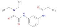 Ethanediamide, N,N-diethyl-N'-[3-[(1-oxopropyl)amino]phenyl]-