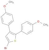 Thiophene, 5-bromo-2,3-bis(4-methoxyphenyl)-