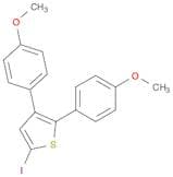 Thiophene, 5-iodo-2,3-bis(4-methoxyphenyl)-