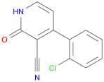 3-Pyridinecarbonitrile, 4-(2-chlorophenyl)-1,2-dihydro-2-oxo-