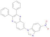 Quinoxaline, 6-(5-nitro-1H-benzimidazol-1-yl)-2,3-diphenyl-