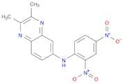 6-Quinoxalinamine, N-(2,4-dinitrophenyl)-2,3-dimethyl-