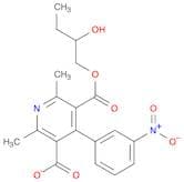 3,5-Pyridinedicarboxylic acid, 2,6-dimethyl-4-(3-nitrophenyl)-, ethyl2-hydroxyethyl ester