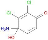 2,5-Cyclohexadien-1-one, 4-amino-2,3-dichloro-4-hydroxy-
