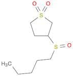 Thiophene, tetrahydro-3-(pentylsulfinyl)-, 1,1-dioxide