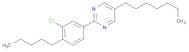 Pyrimidine, 2-(3-chloro-4-pentylphenyl)-5-heptyl-