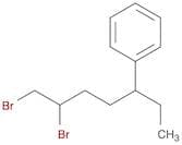 Benzene, (4,5-dibromo-1-ethylpentyl)-