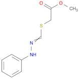 Acetic acid, [[(phenylhydrazono)methyl]thio]-, methyl ester