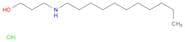 1-Propanol, 3-(undecylamino)-, hydrochloride