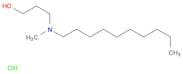 1-Propanol, 3-(decylmethylamino)-, hydrochloride