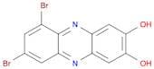 2,3-Phenazinediol, 6,8-dibromo-