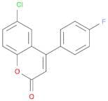 2H-1-Benzopyran-2-one, 6-chloro-4-(4-fluorophenyl)-