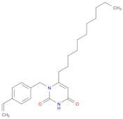 2,4(1H,3H)-Pyrimidinedione, 1-[(4-ethenylphenyl)methyl]-6-undecyl-