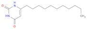 2,4(1H,3H)-Pyrimidinedione, 6-undecyl-