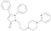 2,3-Diphenyl-1-(3-(4-(2-pyridyl)-1-piperazinyl)propyl)-3-pyrazolin-5-one
