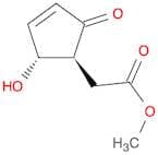 3-Cyclopentene-1-acetic acid, 2-hydroxy-5-oxo-, methyl ester, trans-