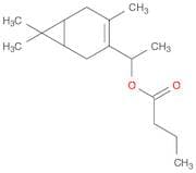 Butanoic acid, 1-(4,7,7-trimethylbicyclo[4.1.0]hept-3-en-3-yl)ethyl ester