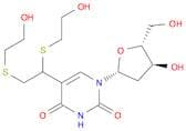 Uridine, 5-[1,2-bis[(2-hydroxyethyl)thio]ethyl]-2'-deoxy-