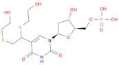 5'-Uridylic acid, 5-[1,2-bis[(2-hydroxyethyl)thio]ethyl]-2'-deoxy-, (R)-