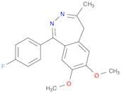 5H-2,3-Benzodiazepine, 1-(4-fluorophenyl)-7,8-dimethoxy-4-methyl-